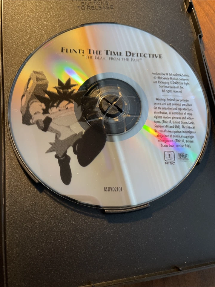 Flint The Time Detective - Blast From the Past - Fox Kids DVD - Image 3 of 4