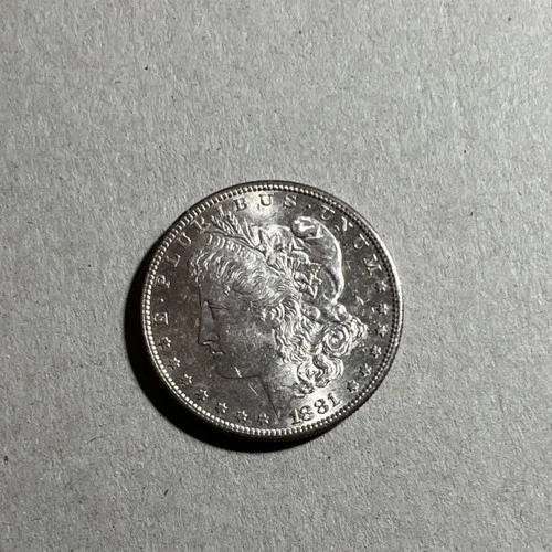 1881 Morgan Silver Dollar $1 0.9 Fineness 90% Silver Circulated Coin