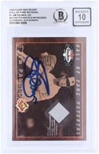 Jim Palmer Orioles Signed 2002 Fleer Box Score HOF Material #HOF-JM BAS 10 Card