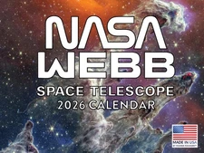 Space Calendar 2026 NASA James Webb Telescope Astronomy Monthly Wall