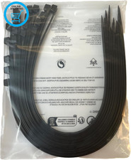 Extra Large Zip Ties Heavy Duty for Outdoor Use,600Mm X 9Mm,80Kg Tensile Strengt