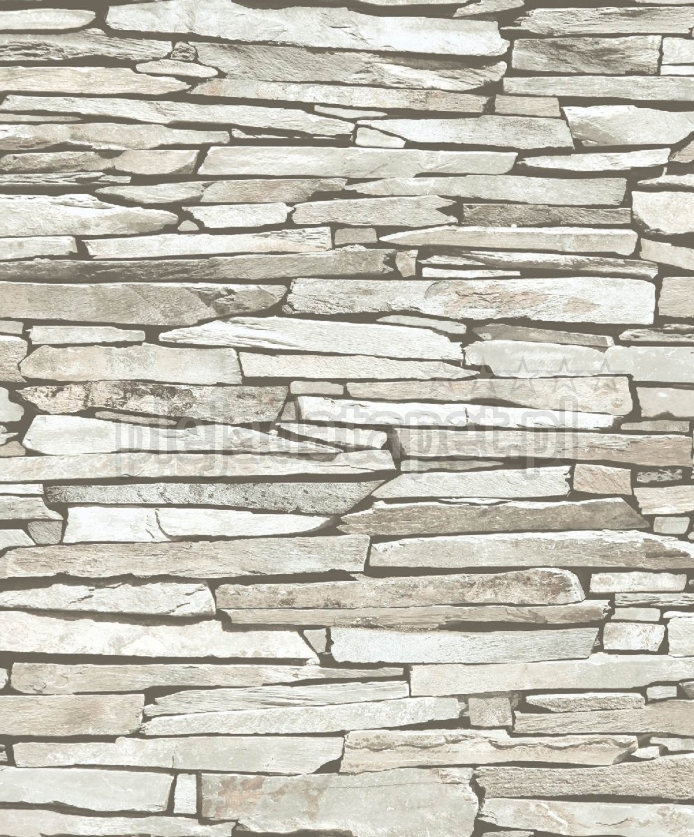 REALISTIC UGEPA GREY SLATE STONE WALL MURIVA DESIGNER VINYL WALLPAPER J87207