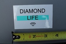 Diamond Life Skateboard Clothing Teal Original V52A Vintage Surfing STICKER