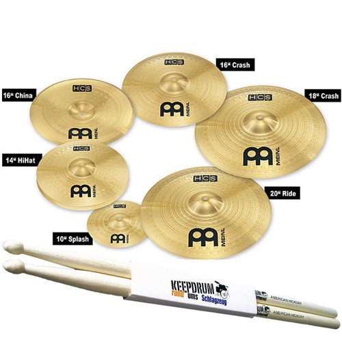 Juego de platillos Meinl Cymbals HCS-SCS con bateristas - Imagen 1 de 3
