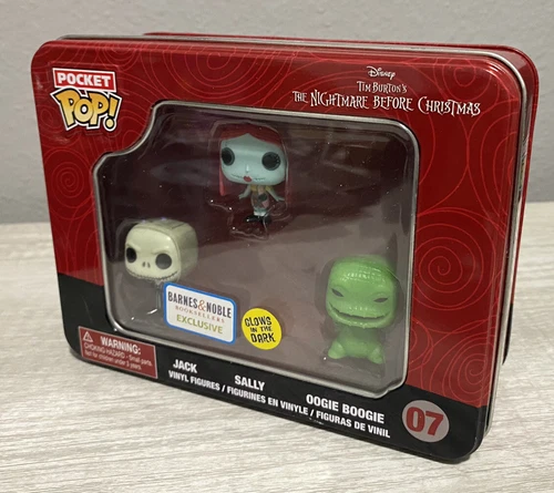 Funko Pop!Pocket Pop -Nightmare Before Christmas -Exclusive Glow in the Dark #07