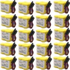 20x BR-2/3AGCT4A BR2/3AG BR2/3AGCT4A Battery for FANUC A98L-0031-0025 Black Plug