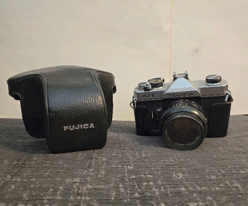 VINTAGE FUJICA AZ-1 35mm FILM CAMERA W/ FUJINON 55mm LENS WITH ORIGINAL CASE