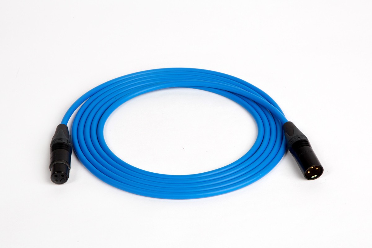 CANARE L-4E6S 10m×4本 NEUTRIK XLR CANARE L-4E6S QUAD MICROPHONE MIC CABLE NEUTRIK XLR BLUE, 10 FT