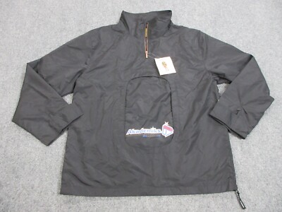 VINTAGE Akademiks Jacket Mens Extra Large Black Outdoors Windbreaker Logo