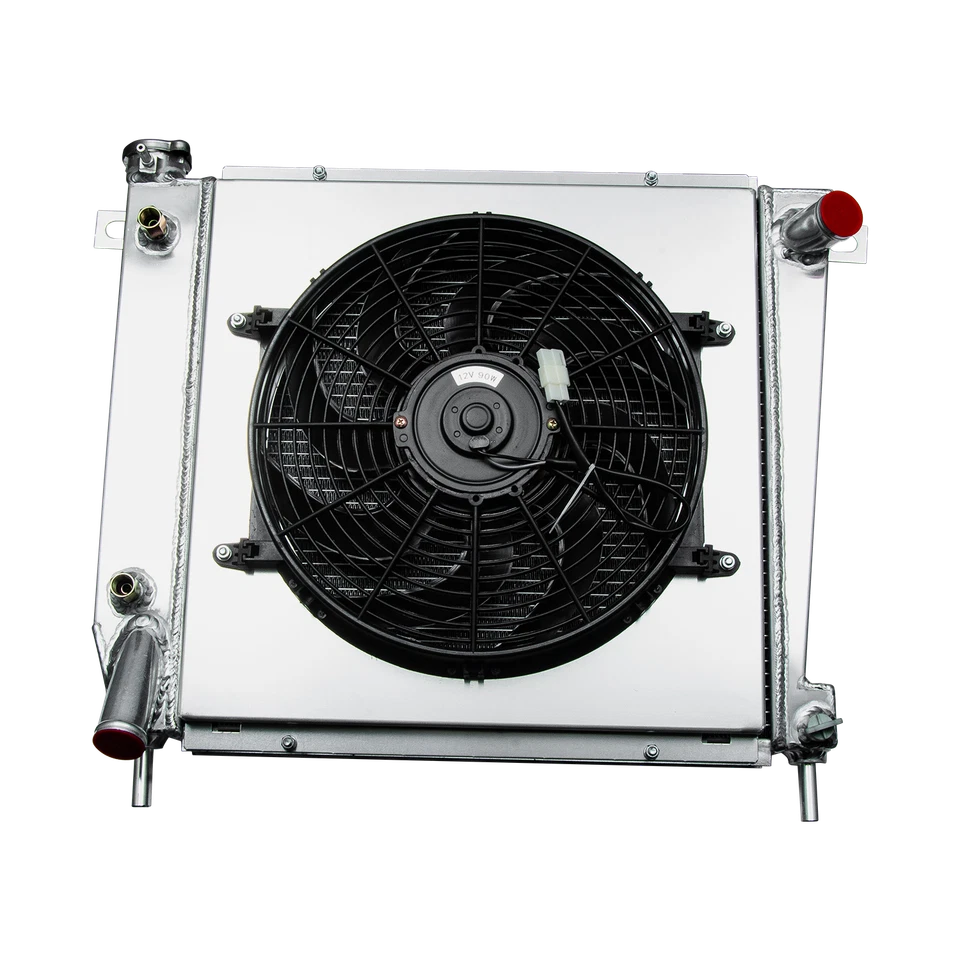 3 ROWS RADIATOR+SHROUD FAN FIT FORD 1991-1994 RANGER EXPLORER NAVAJO MAZDA 4.0L Foto 3 de 4
