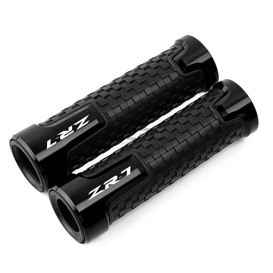 For Kawasaki ZR-7 / S ZR7 ZR7S 1999-2005 Motorcycle Handle bar Grips 7/8'' 22MM - Image 4 of 4