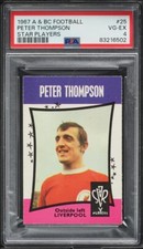 1967 A & BC Football Star Players Peter Thompson #25 PSA 4