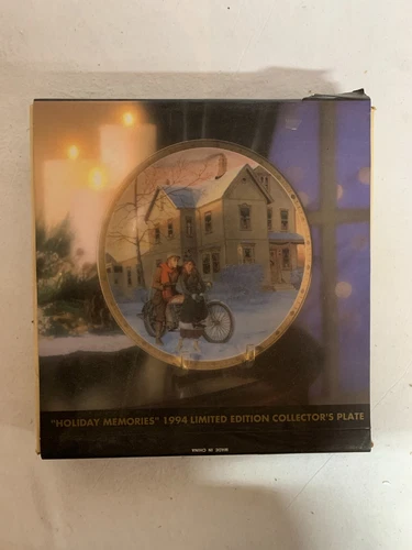 Harley Davidson Holiday Memories 1994 Limited Edition Collectors Plate