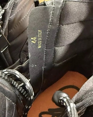 Triple Black High Top Versace Chain Reaction Sneakers - Picture 7 of 11