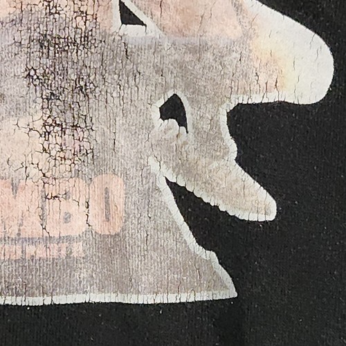 Rambo VHS PROMO anni 80 raro girocollo uomo taglia L nero sangue sport II vintage - Foto 4 di 14