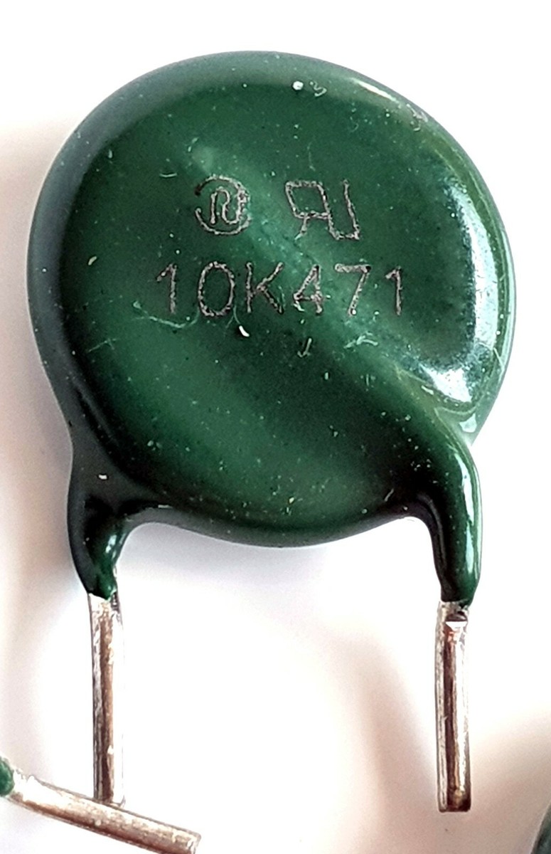 2pcs] 10K471 METAL OXIDE VARISTOR, Voltage spike protector