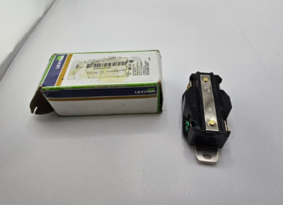 LEVITON 20 Amp, 125/250 Volt, Flush Mount Locking Receptacle, Industrial 2410