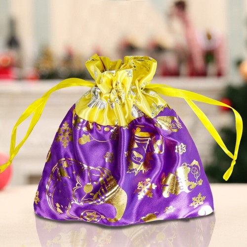 5 Packs Christmas Cookie Gift Bags Doughnut Cupcake Candy Treat Bags - Picture 4 of 12