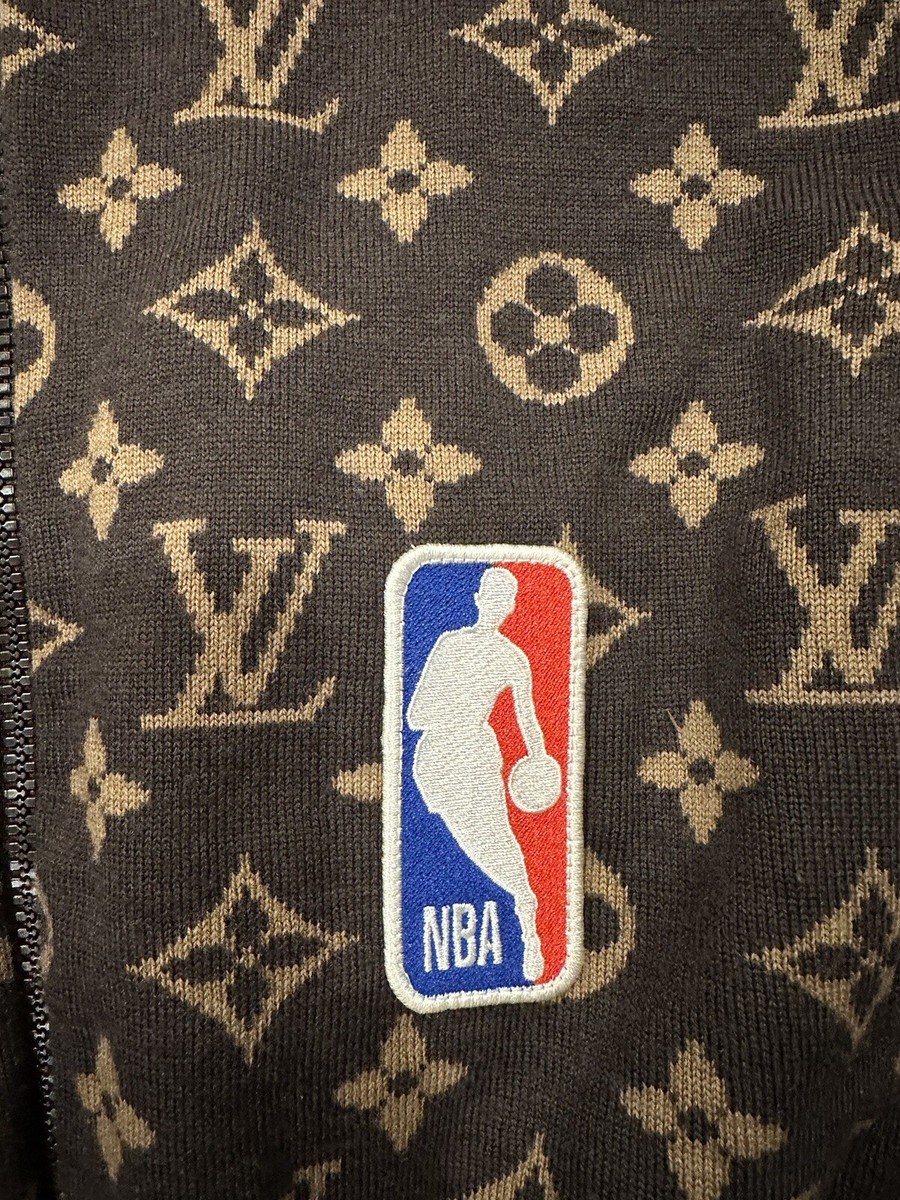 Louis Vuitton x NBA Graphic Blouson Monogram Cardigan Jacket Louis Vuitton x NBA Graphic Blouson Monogram Cardigan Jacket