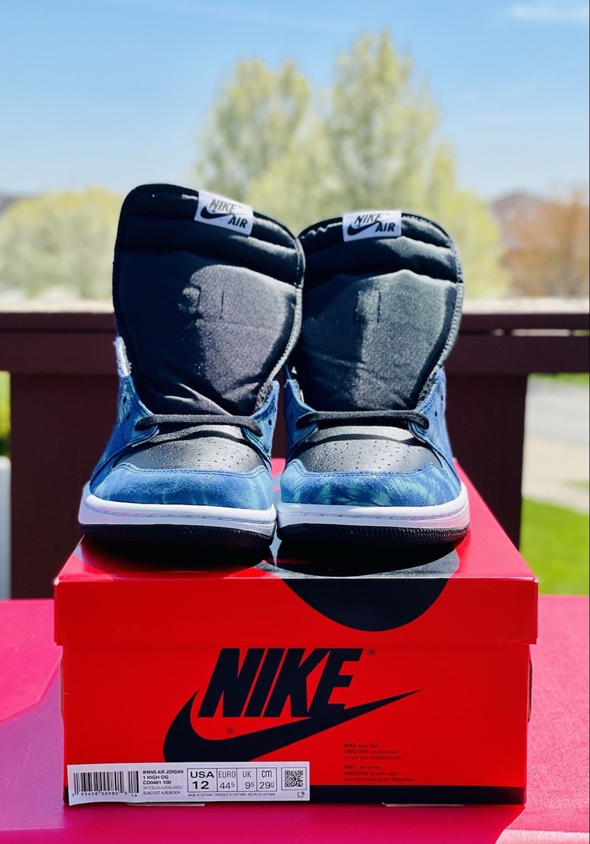 Nike Air Jordan 1 High Tie Dye Aurora Green Women Size 12 Nike Air Jordan 1 High Tie Dye Aurora Green Women Size 12