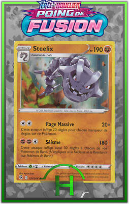 Steelix Holo - EB08:Poing de Fusion - 139/264 - Carte Pokémon Française 