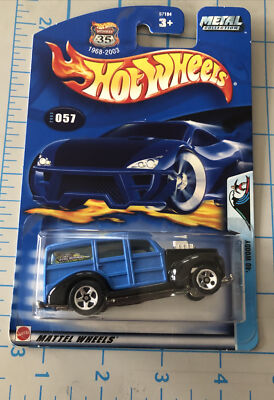 2003 Collection 057 Hot Wheels Highway 35 Wild Wave 3/5 '40 Woody