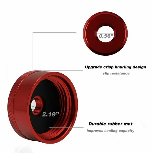 Extended Run Fuel Gas Cap for Honda Generator Eu2000i Eu2200i Eu2200ic 1/4"NPT - Picture 2 of 11