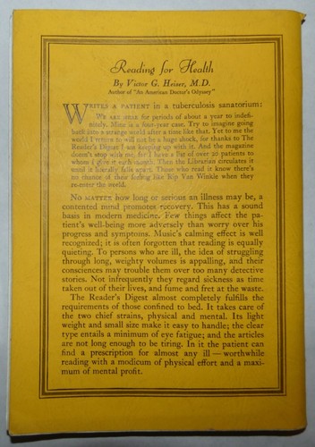 Readers Digest Magazine October 1937 - Picture 2 of 2