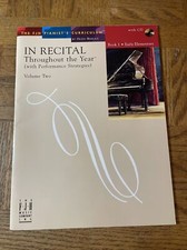 In Recital Throughout The Year Book 1 Songbook