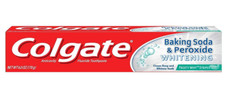 Colgate Baking Soda Peroxide Whitening Toothpaste Frosty Mint Stripe, 2 PACK