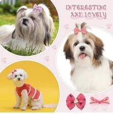 20Pcs Dog Hair Bows for Small Dogs Hair Accessories Puppy Hair Bows for Dogs NEW
