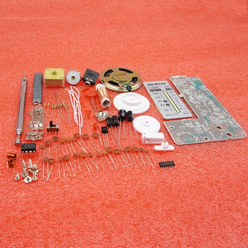 Kit de piezas de radio AM FM CF210SP Suite para amante electrónico Ham ensamblar hágalo usted mismo EE. UU. - Imagen 18 de 20