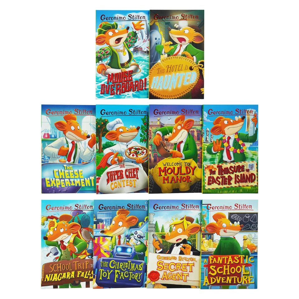 Geronimo Stilton The 10 Book Collection (Series 2) Box Set - Ages 5-7- Paperback - Image 2 of 4