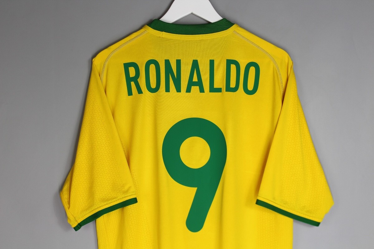 BRAZIL NATIONAL TEAM 2000 2001 2002 FOOTBALL SHIRT JERSEY HOME