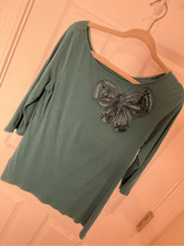 Ann Taylor Loft women s blouse emerald green medium
