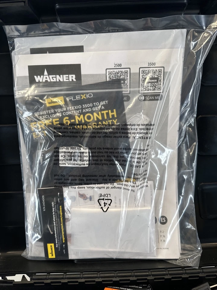 Pulverizador de pintura portátil Wagner Flexio 3500 HVLP para pintura y manchas modelo 2419306 Foto 4 de 4