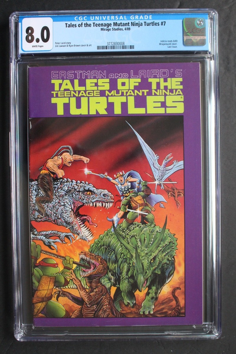 Tales of the TMNT #7 LAST issue 1989 Mirage Return of Savanti