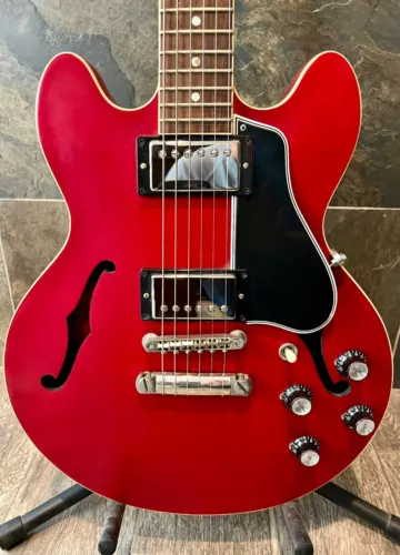 Gibson ES-339 Memphis Antique Red Cherry Dot Inlay 2014 OHSC (740)