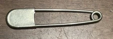 Vintage 5" Long Safety Pins Laundry / Military  Collectible