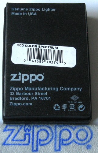 ZIPPO PREVIOUSLY COLLECTED Not Used COLOR SPECTRUM Lighter RAINBOW 2015 - 第 6/6 張圖片