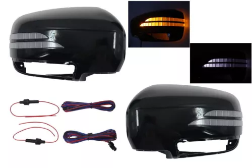 LED Turning Signal Mirror Black Cover For INFINITI~2011~2012~2013 M37 M56 M35H