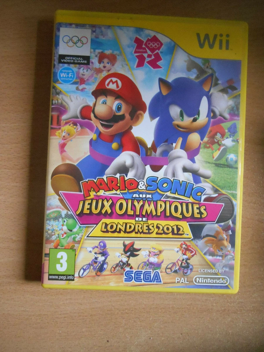 Mario Et Sonic Aux Jeux Olympiques De Londres 2012 Wii Boite seule du jeu Mario et Sonic aux jeux olympiques de Londres WII VF + notice | eBay
