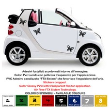 batterfly sticker cropped adesivi farfalle auto 500 smart pvc prespaziato 4 pz.