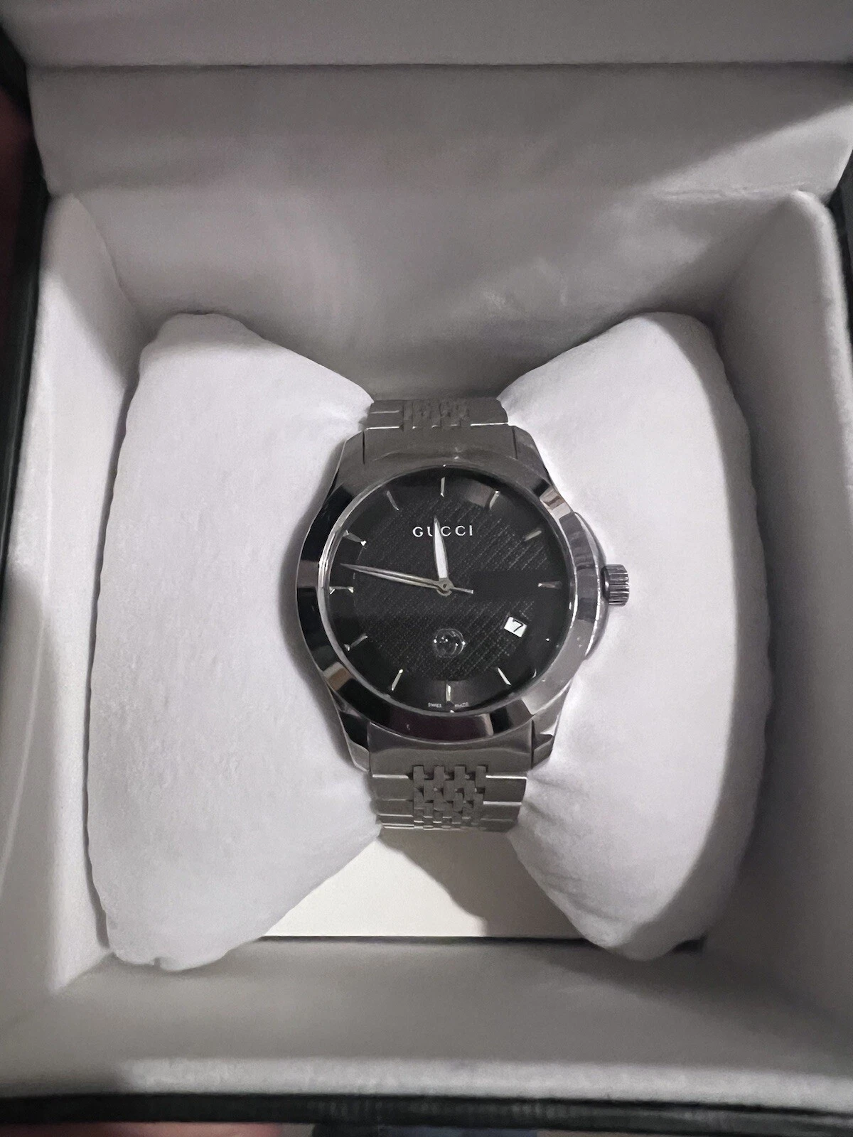 Orologio Uomo Gucci Acciaio Inox 38mm Uomo YA126406