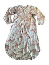 Natori Saks 5th Ave. Womens Vintage Nightgown Size Petite Floral Lace