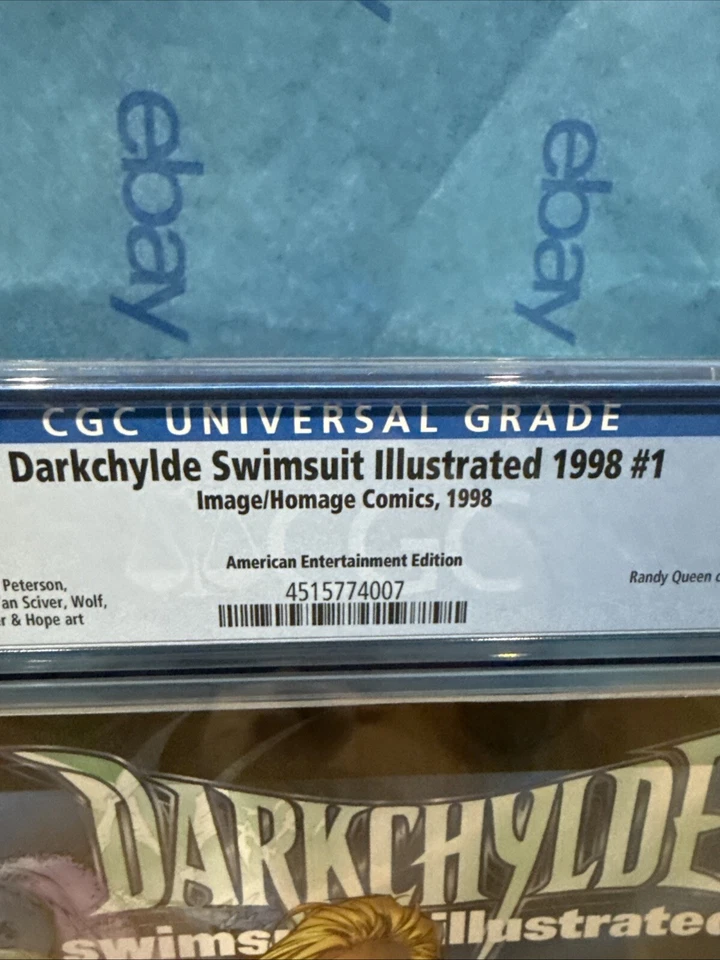 Darkchylde #1 Swimsuit Illustrated 1998 Graded Comic Edition Image CGC 9.6 - Image 3 of 4