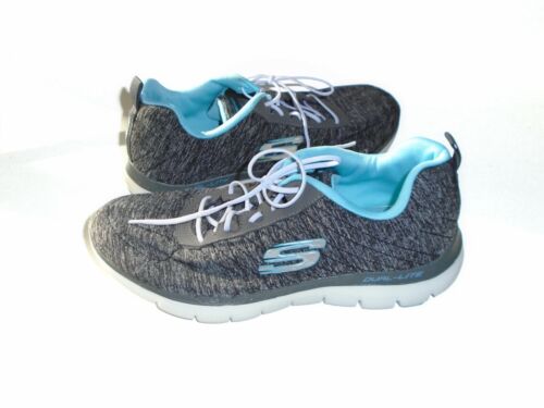 cordless Home country Occur Skechers Lite-Weight Women&#039;s Size 6 Athletic Shoes Gray/Blue Memory  Foam | eBay