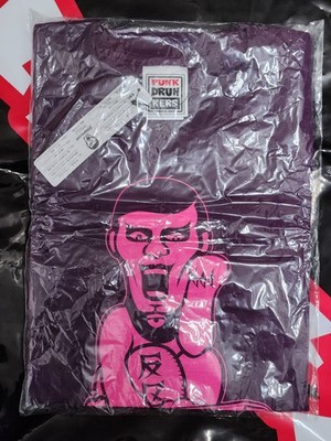 Punk Drunkers PDS Fortune Cat Tee Shirt Purple Glow GID Version ( Medium Size )