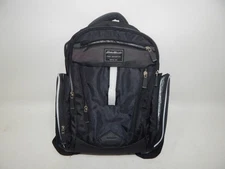 Eddie Bauer Black Baby First Adventure Backpack Diaper Bag Waterproof Insulated