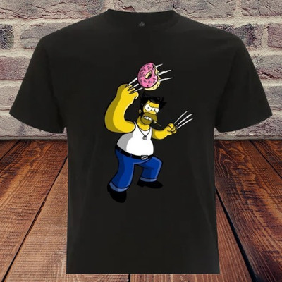 MAN & WOMAN - T SHIRT - PRINT - SIMPSONS - LUSTIGES MOTIV - FUNNY